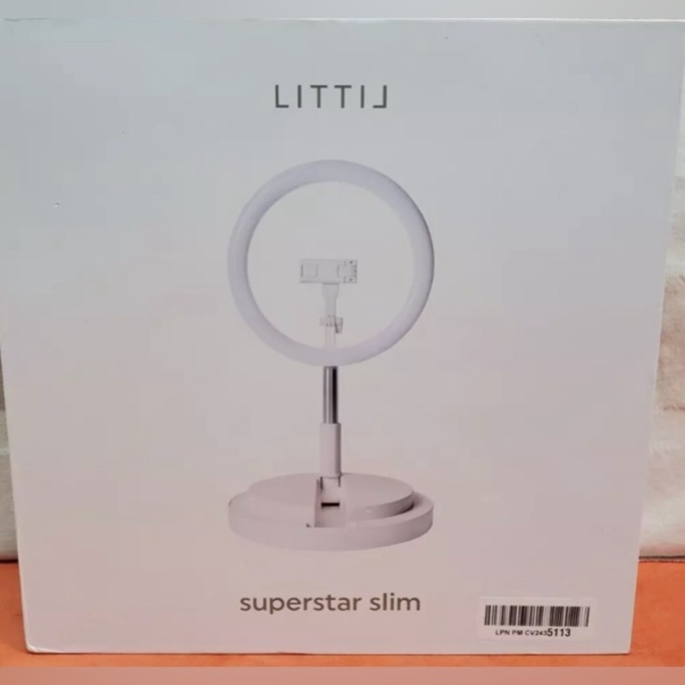 Littil Superstar Slim 11" USB Ring Light Stand with Phone Holder